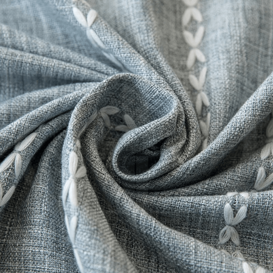 Toalha de Mesa Retangular em Linho de Algodão